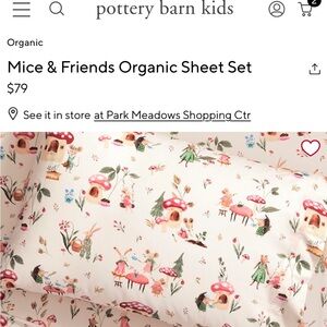 Mice & Friends Organic Sheet Set